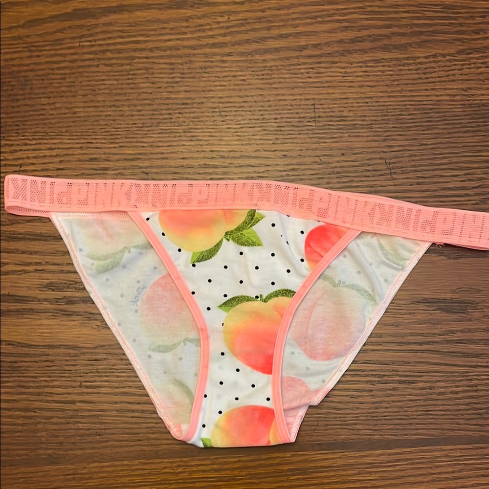 PINK Victoria's Secret Pink and White Panties